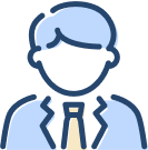 部長のイラスト